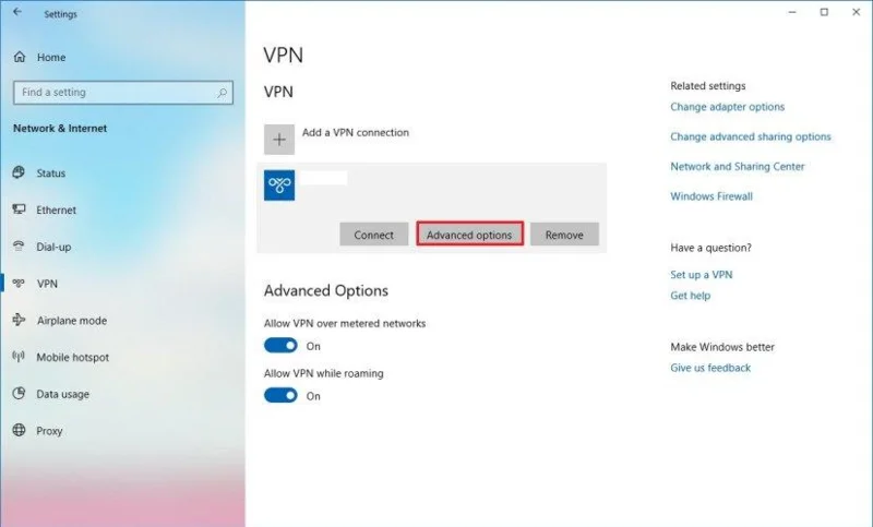 How to export and import VPN connections on Windows 10