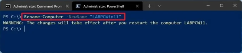 How to change PC name on Windows 11