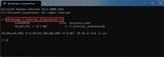 Как использовать команду DiskUsage для анализа места на диске в Windows 11