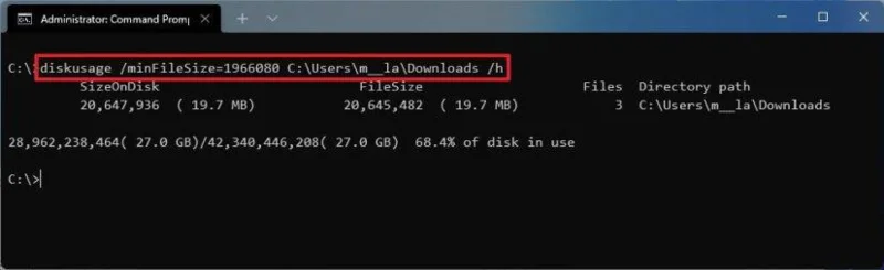 How to see what’s taking up space on drive on Windows 11