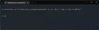 Как удалить старые файлы по дате в Windows 11