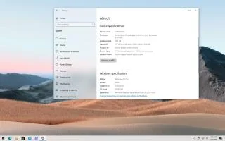 Системные требования Windows 10 версии 2004