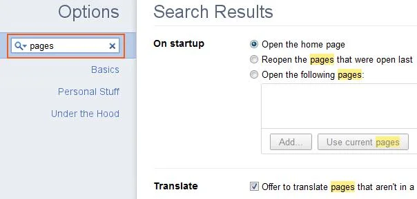 A look at the new Google Chrome’s Settings interface