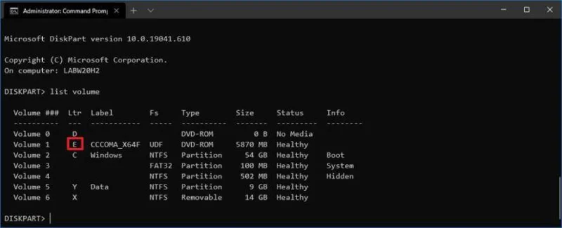 How to create Windows 10 bootable USB with Command Prompt