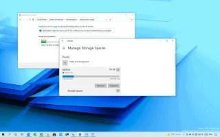 Как оптимизировать пул в дисковых пространствах в Windows 10