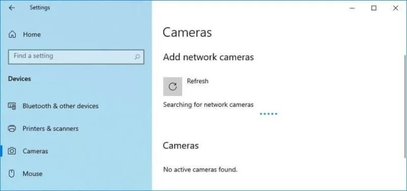How to install network camera on Windows 10