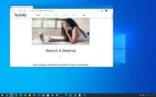 Прогулка по Spybot — Search & Destroy Расширенные функции