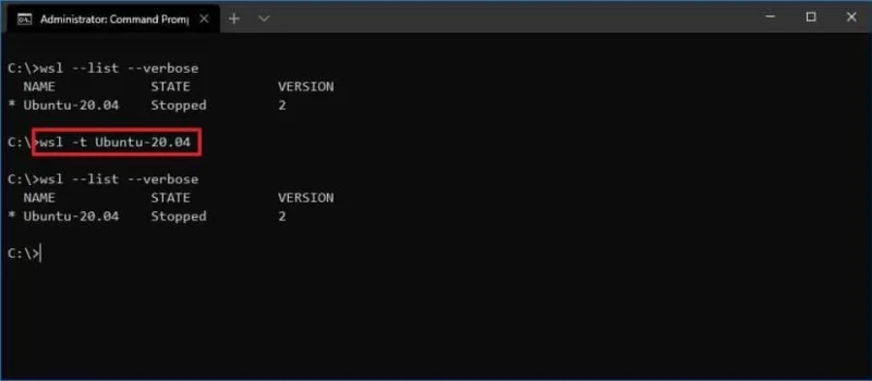 How to shutdown Linux distros on WSL