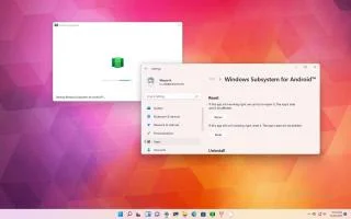 Как сбросить WSA, чтобы исправить проблемы в Windows 11