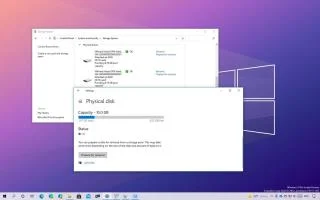 Как удалить диск из пула в дисковых пространствах в Windows 10