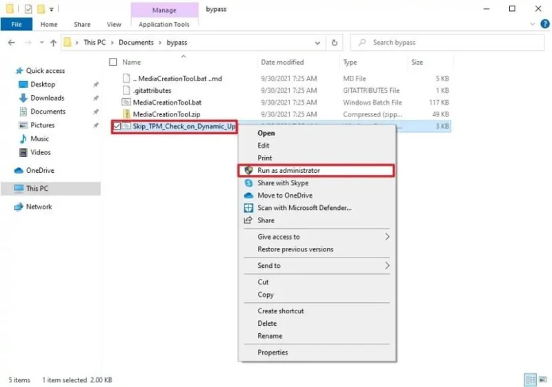How to bypass Windows 11 TPM check with MediaCreationTool.bat