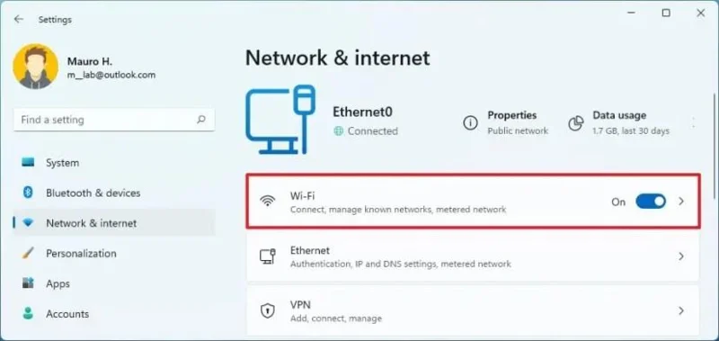 How to set a static IP address on Windows 11