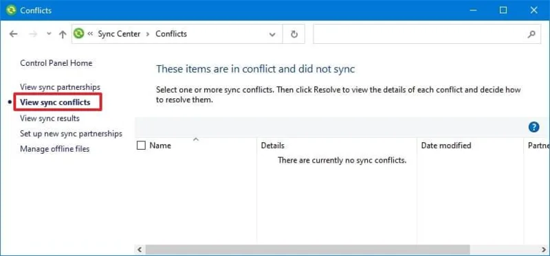 How to enable Offline Files on Windows 10