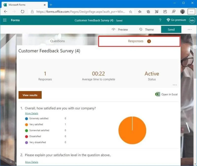 How to create survey with Microsoft Forms