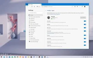 كيفية تمكين مزامنة السجل على Microsoft Edge