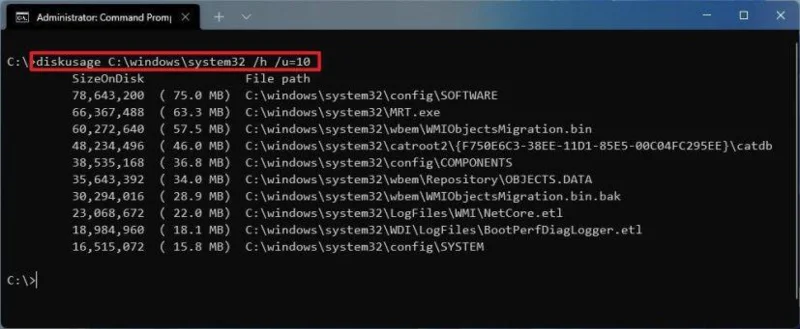 How to see what’s taking up space on drive on Windows 11
