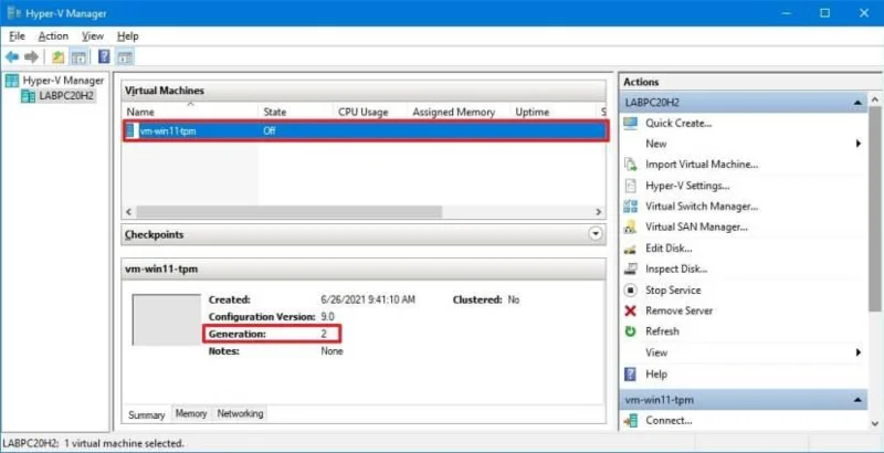 How to enable TPM and Secure Boot on Hyper-V to install Windows 11 on VM