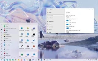 Windows 10da Başlat menüsünden son eklenen uygulamalar listesi nasıl gizlenir