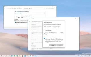 Cách thêm ổ đĩa vào nhóm trong Storage Spaces trên Windows 10