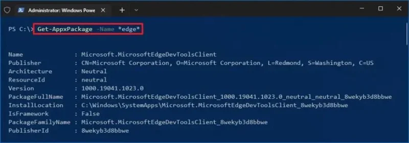 How to view installed apps with PowerShell on Windows 10