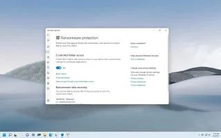 Как включить защиту от программ-вымогателей в Windows 11