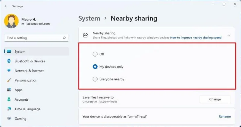 How to share files on Windows 11