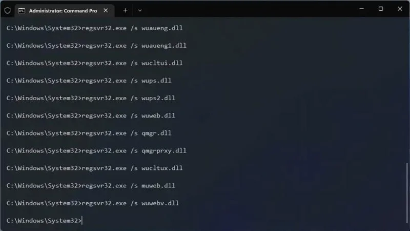 How to reset Windows Update on Windows 11
