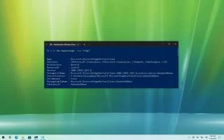 Cách xem các ứng dụng đã cài đặt bằng PowerShell trên Windows 10