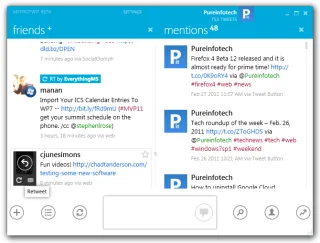 MetroTwit, самый элегантный собственный клиент Twitter для Windows