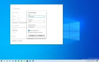 Cách định dạng ổ cứng bằng Cài đặt trên Windows 10