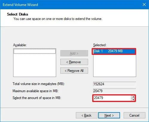 How to resize drive partition on Windows 10