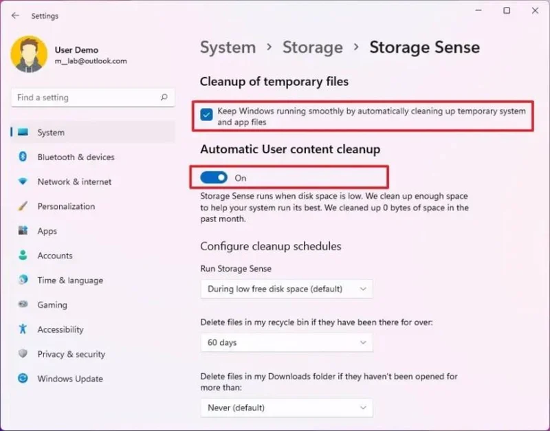 How to free up space on Windows 11