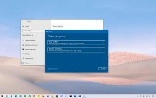 Cách cài đặt lại Windows 10