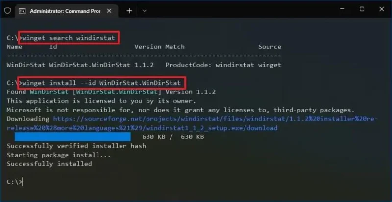 How to analyze hard drive space with WinDirStat on Windows 10