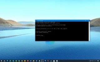 Windows 10da paylaşılan ağ klasöründe ForFiles komutu nasıl kullanılır
