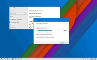 КАК РАЗДЕЛИТЬ USB-ПРИНТЕР ПО СЕТИ В WINDOWS 10