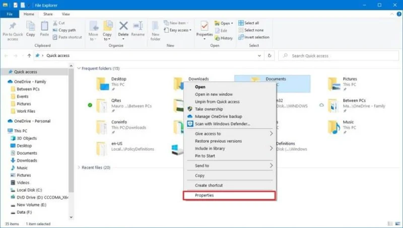 How to enable Previous Versions to recover files on Windows 10