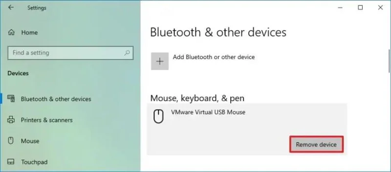 Bluetooth Cihazı Kaldırma