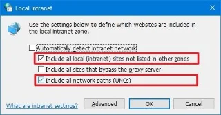 How to fix security warning accessing network files on Windows 10
