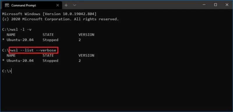 How to check WSL version on Windows 10 or 11