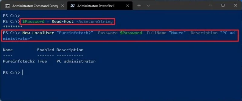 How to create local account on Windows 11