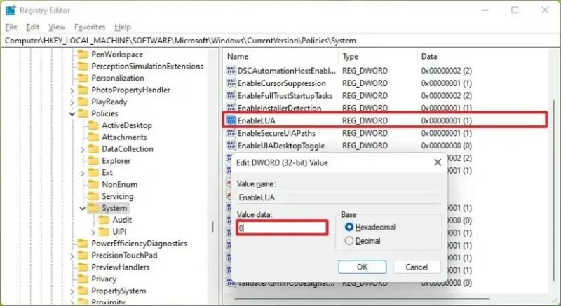 How to disable User Account Control (UAC) on Windows 11