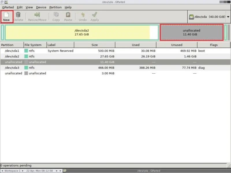 HOW TO RESIZE PARTITION ON WINDOWS 11 OR 10 USING GPARTED