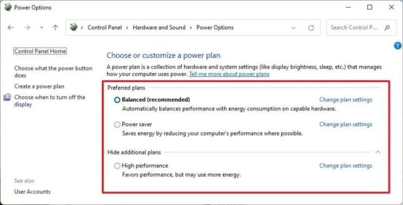 How to change power mode on Windows 11