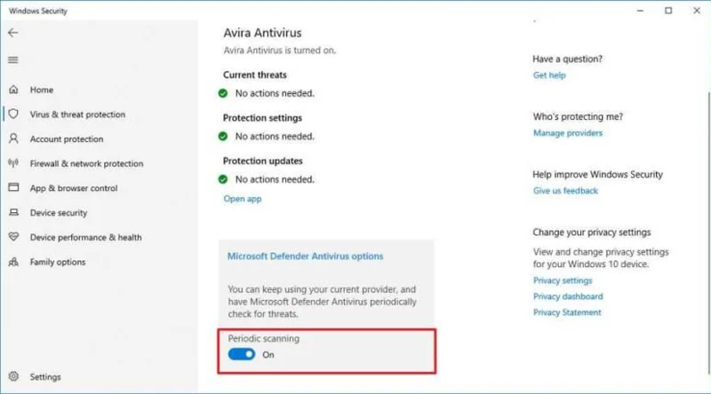How to enable Periodic scanning on Microsoft Defender Antivirus