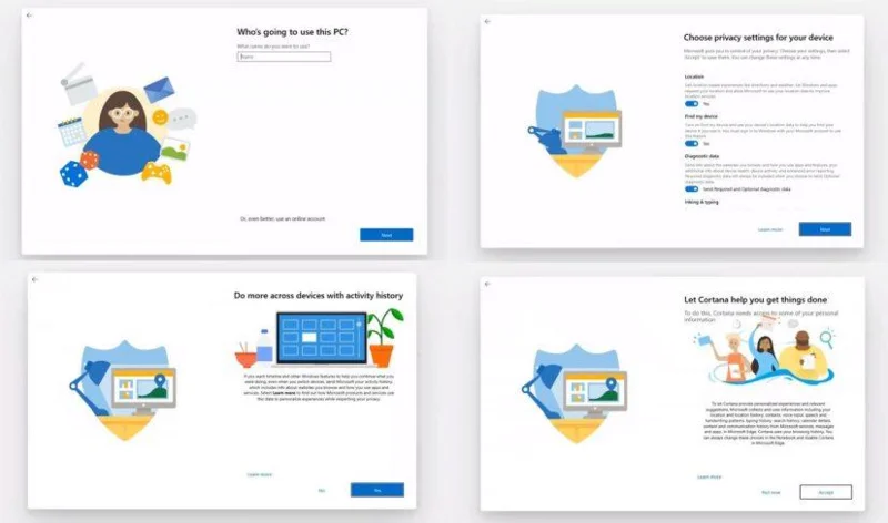 WINDOWS 10 IS GETTING NEW OUT-OF-BOX EXPERIENCE (OOBE)