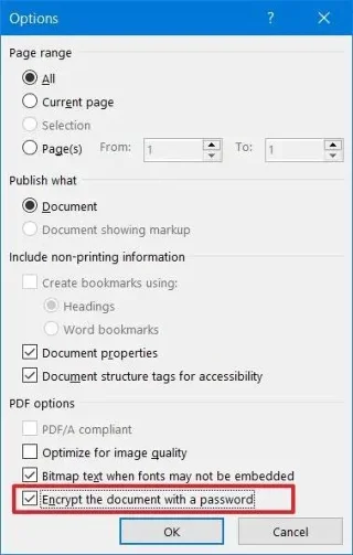 How to password protect PDF documents on Microsoft Word