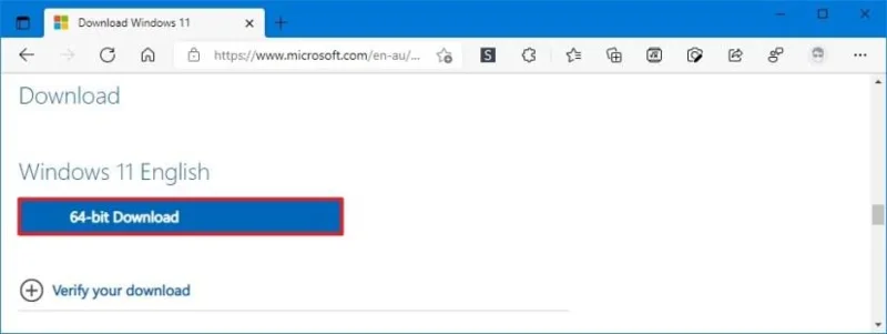 Descarga del archivo ISO de Windows 11 22H2