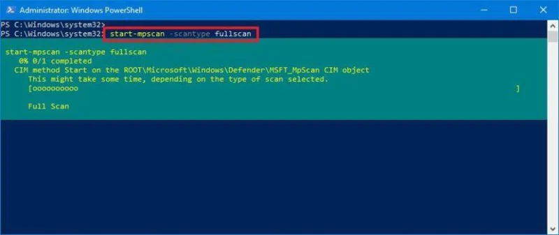 How to run full virus scan with Microsoft Defender Antivirus on Windows 10
