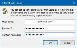 How to remove login password on Windows 10
